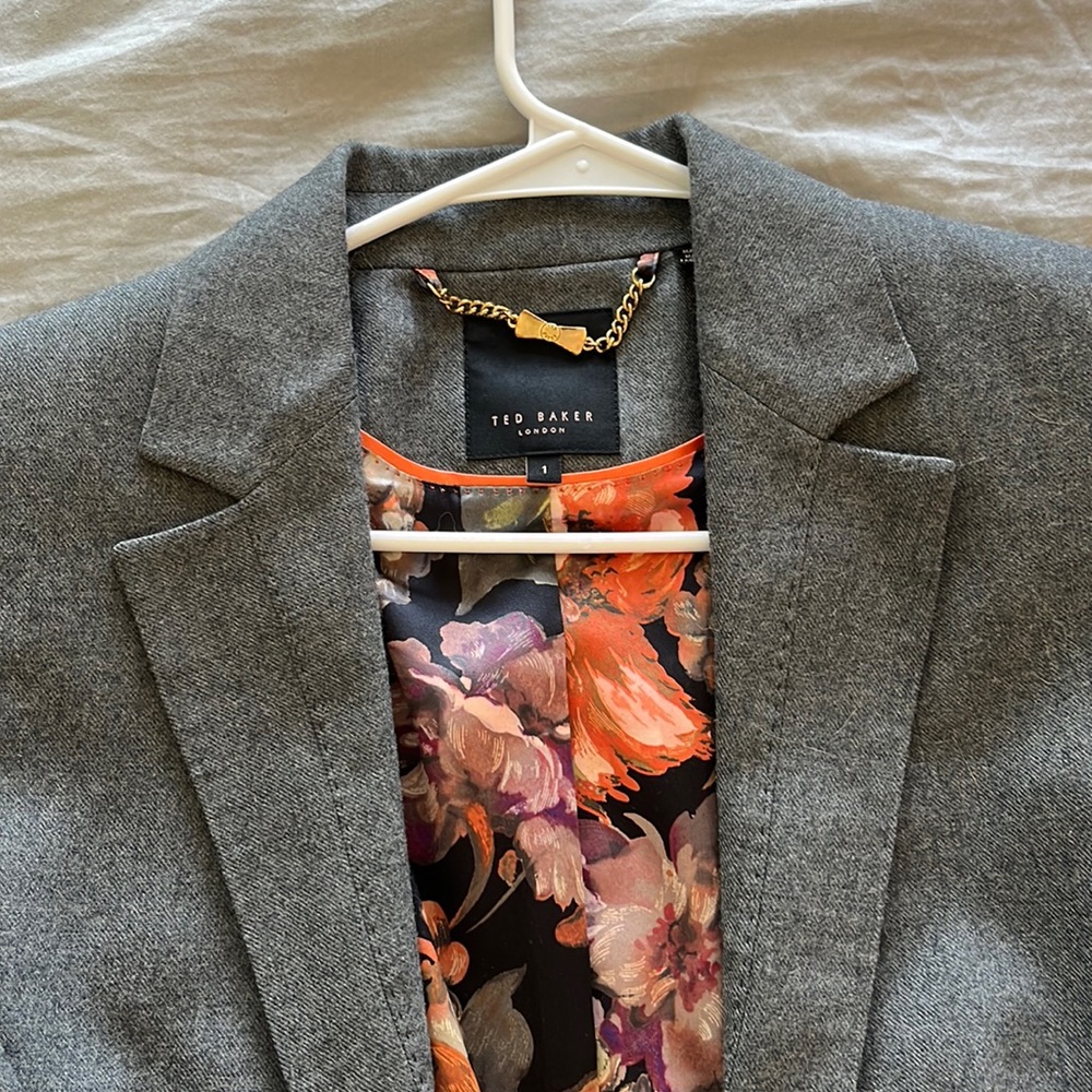 Ted Baker London, Grey Skirt Suit Set